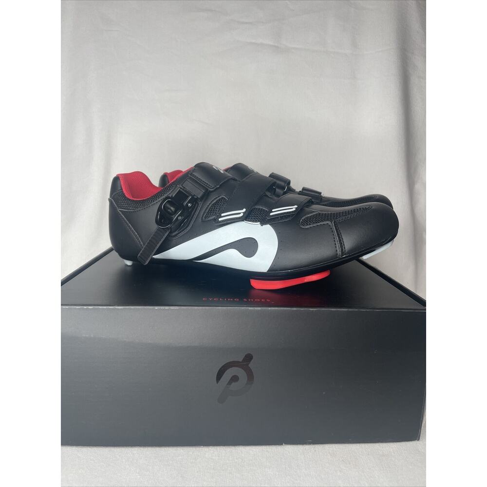 Peloton Cycling - Shoes for Peloton Bike & Bike+ Black, Red 15.5 Women/13.5 Men